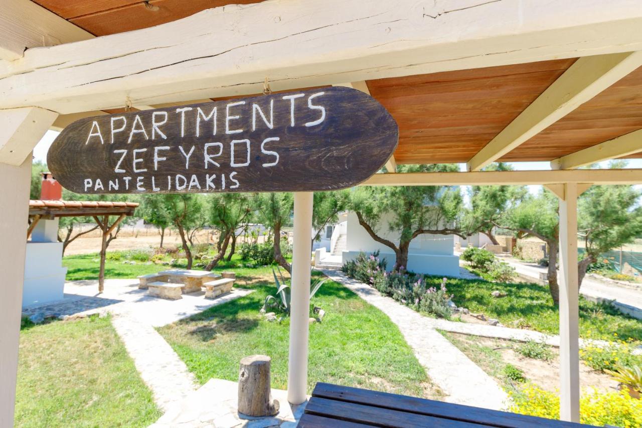 Zefyros Apartments And House Киссамос Экстерьер фото